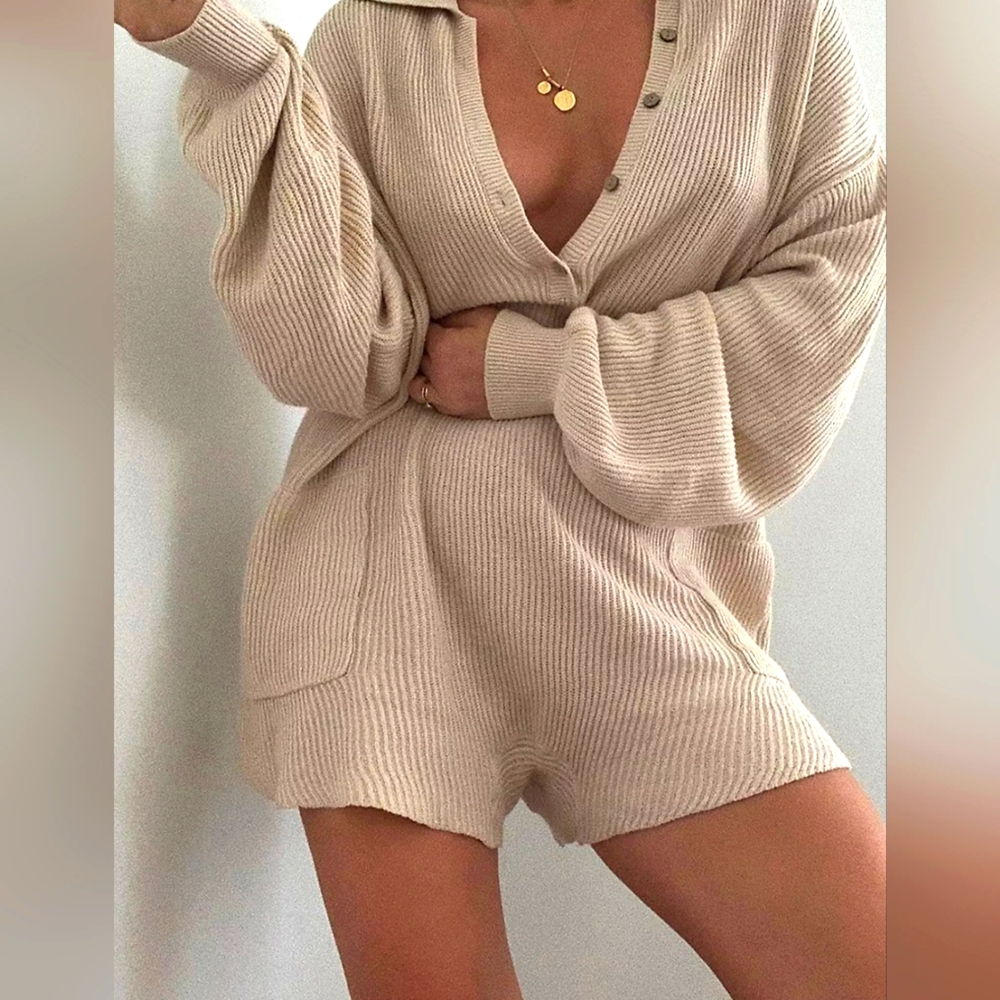 Free People Picnic Sweater Romper